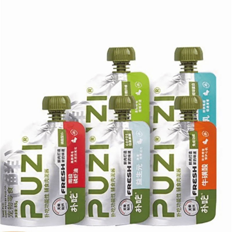 RO-PFB11 Customized pet food bags with suction cups