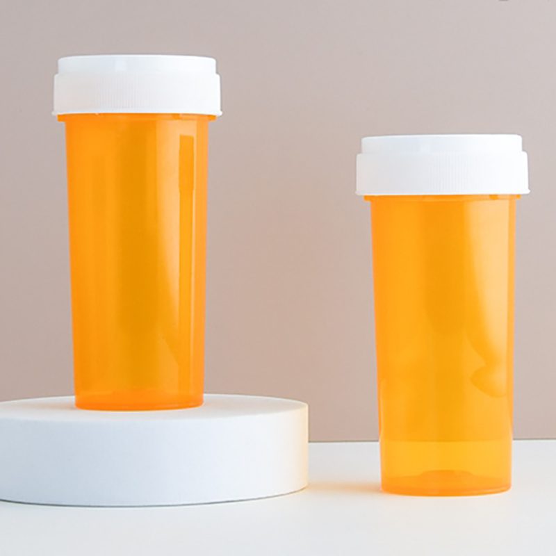 RO-CB002 120ml yellow PP individual capsule bottle