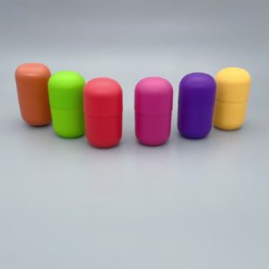RO-CB011 PP color-coated opaque capsule bottle