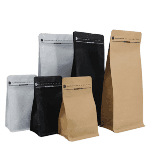 RO-CPB01 Eight-sides sealed moisture-proof coffee bean packaging bag