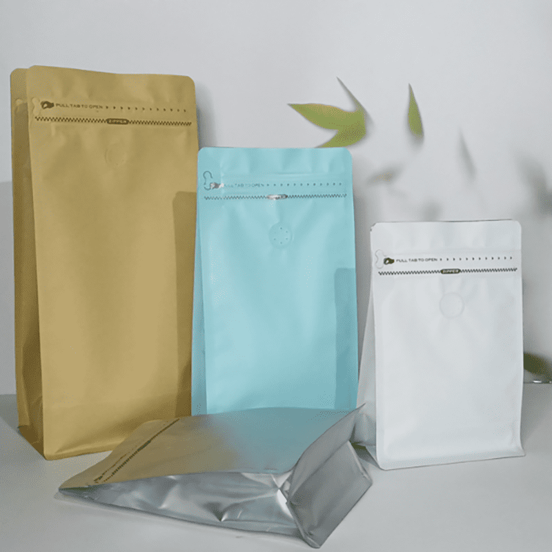 RO-CPB06 Unidirectional valve coffee bean packaging bag