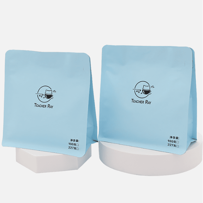 RO-CPB12 Double-sided printed coffee bean packaging bag