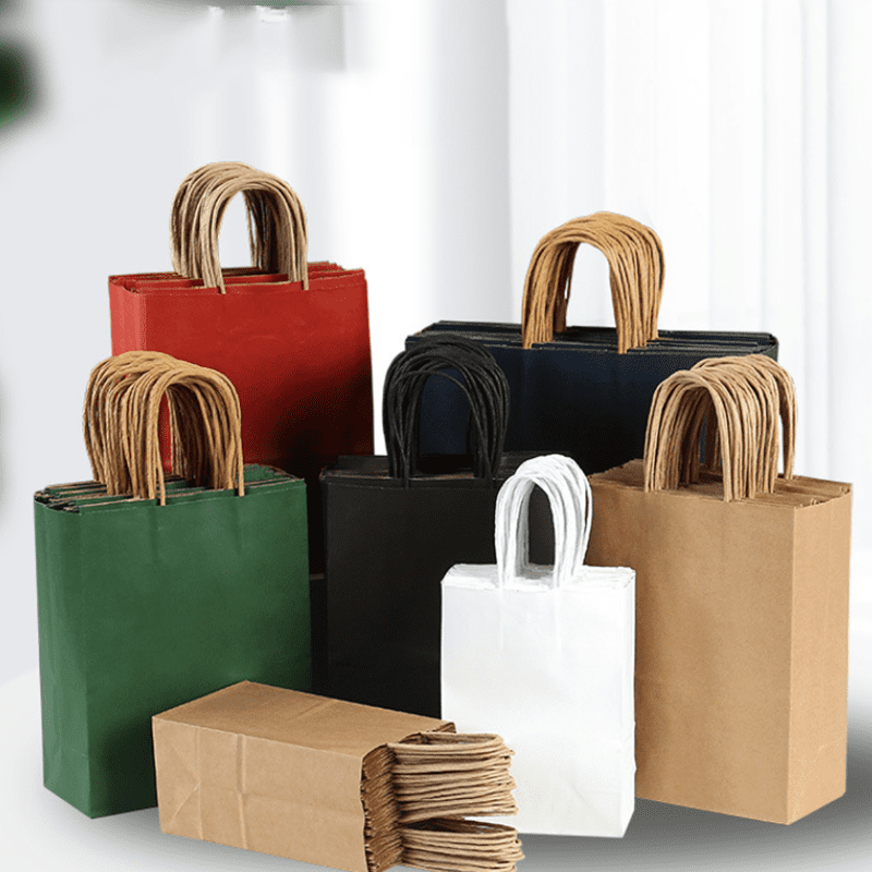 RO-CSB01 Food-grade kraft paper handbags