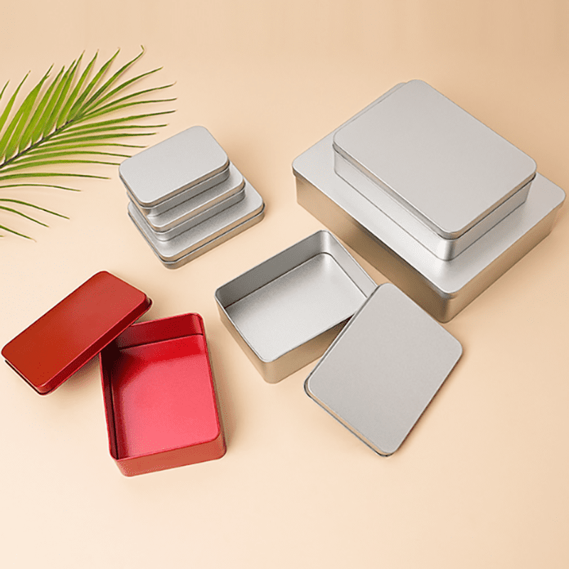 RO-ITB01 Customize polished tin box with surface texture