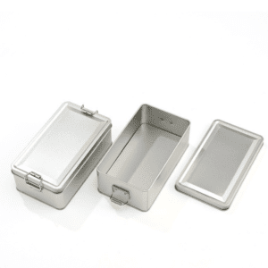 RO-ITB04 Rectangular snap-locked matte tin box