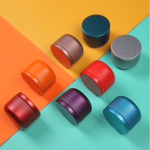 RO-ITB08 Portable mini round tin for tea leaves