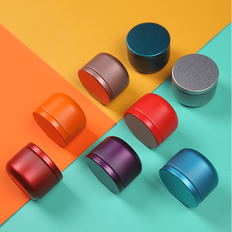 RO-ITB08 Portable mini round tin for tea leaves