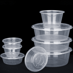 RO-FPB08 One-time use transparent round bowl food container
