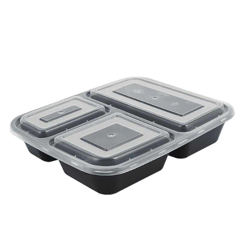 RO-FPB11 Disposable plastic three-layer takeout food containers