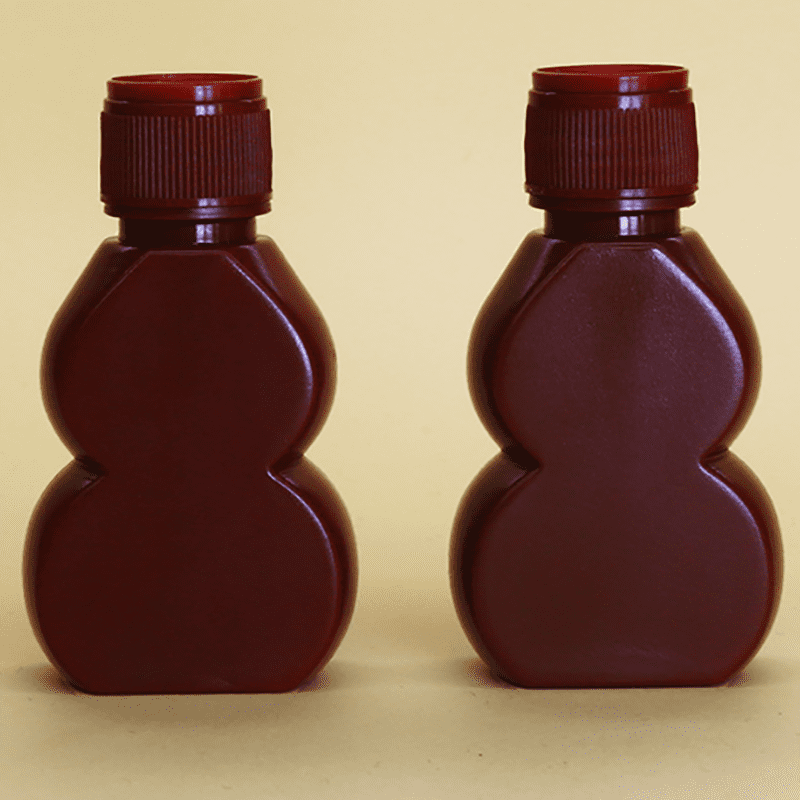 RO-HSB08 Dark-colored oblong health supplement bottle