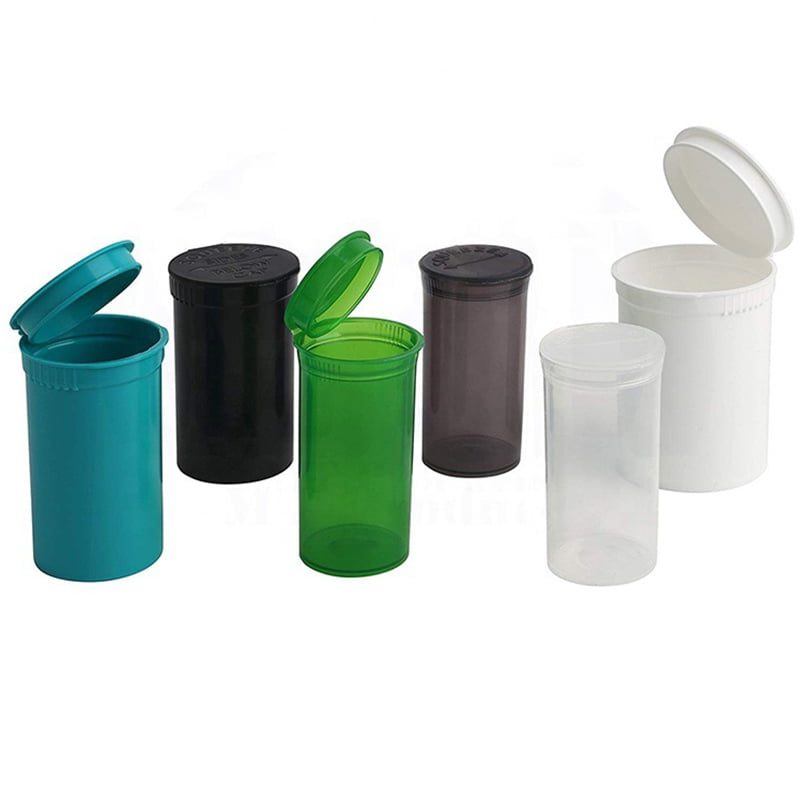 RO-CB012 Child-proof flip-top capsule bottle