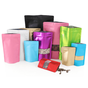 RO-TPB04 Colored self-standing aluminum-coated tea bags