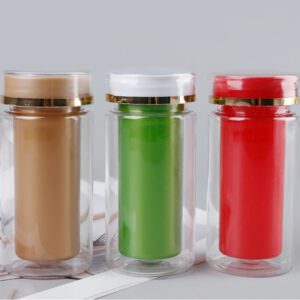 RO-CB005 150ml plastic double layer light-proof capsule bottle
