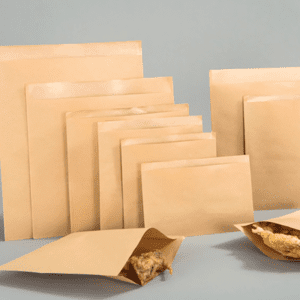 RO-CSB03 One-time use anti-oil kraft paper food packaging bag